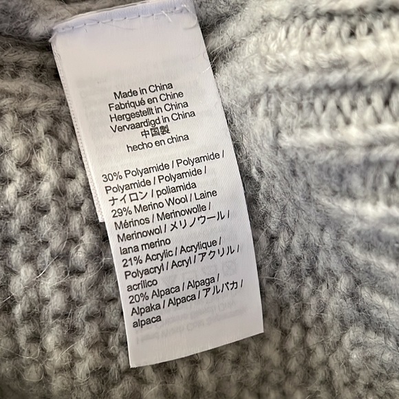 J. Crew Relaxed Tie Neck Sweater Dress Alpaca Blend - Picture 6 of 8